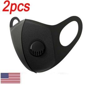 Washable Reusable Dust-proof Mouth Masks w filters